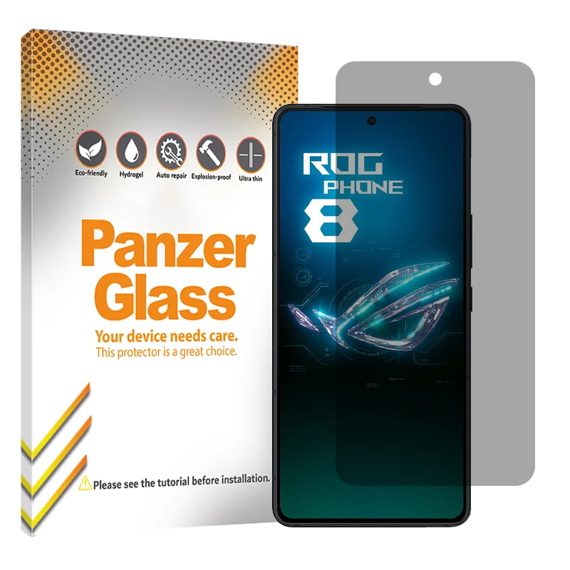 محافظ صفحه نمایش حریم شخصی پنزر گلس مدل Resistant مناسب برای گوشی موبایل ایسوس ROG Phone 8