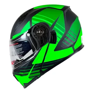کلاه کاسکت مدل DA1 BLACK-GREEN105