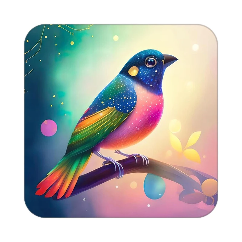 زیر لیوانی کاکتی طرح حیوانات رنگی مدل mp27047