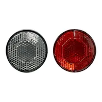 شبرنگ جلو و عقب دوچرخه مدل گرد بسته 2 عددی