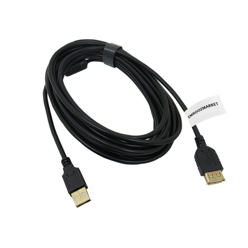 کابل افزایش طول USB 2.0 مدل 25D14 طول 5 متر
