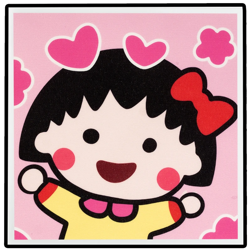 بازی آموزشی سمید مدل ساخت تابلو نقاشی الماسی پوم پوم طرح عروسکی کد 006