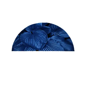   پادری مدل نیم دایره طرح برگ کد 9303 سایز 90×45 سانتی متر