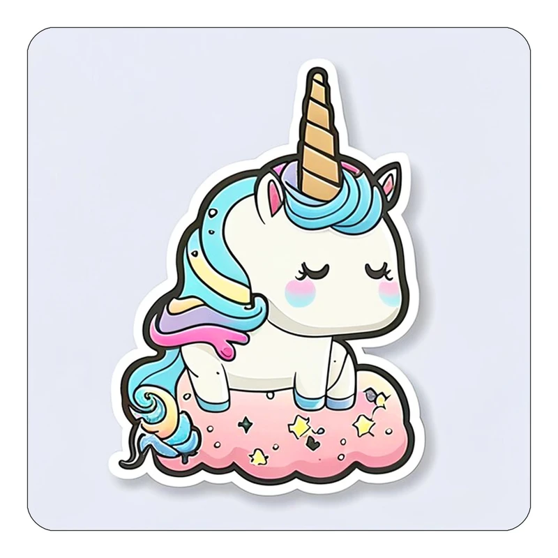 مگنت کاکتی طرح اسب تک شاخ و یونیکورن مدل mp32769