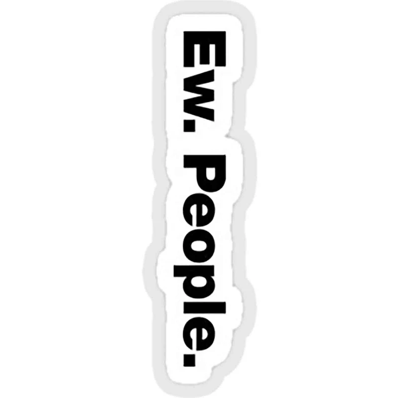 استیکر لپ تاپ طرح ew.people کد ST605