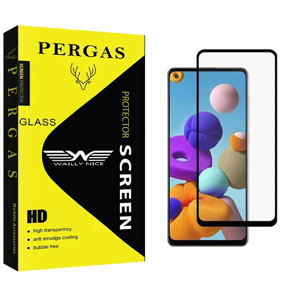 محافظ صفحه نمایش وایلی نایس مدل Pergas Glass مناسب برای گوشی موبایل سامسونگ Galaxy A21/A21S