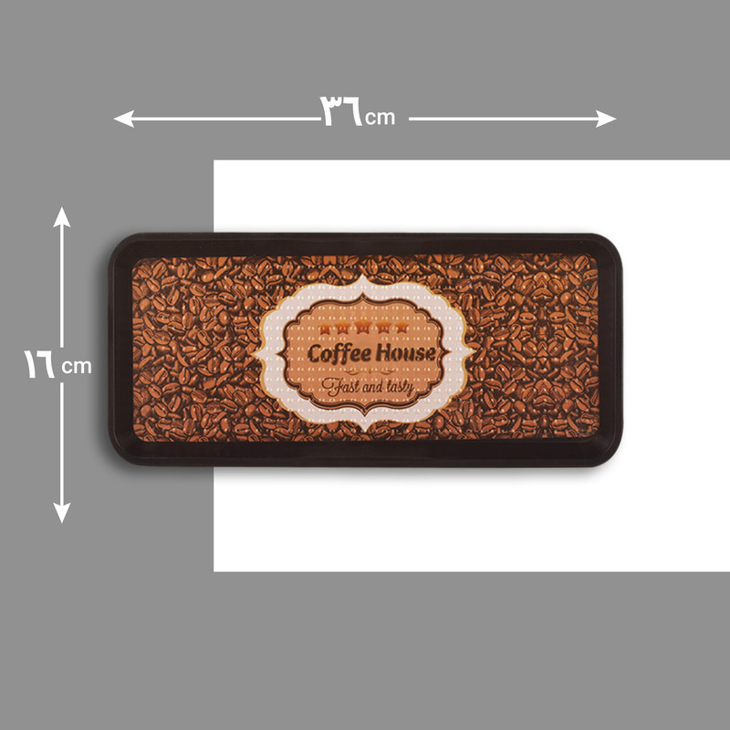 سینی مهروز مدل SE-711 طرح Coffee house