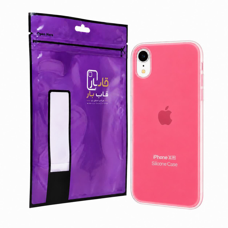 کاور قاب بار مدل سیلیکونی پاک کنی مناسب برای گوشی موبایل اپل iPhone XR