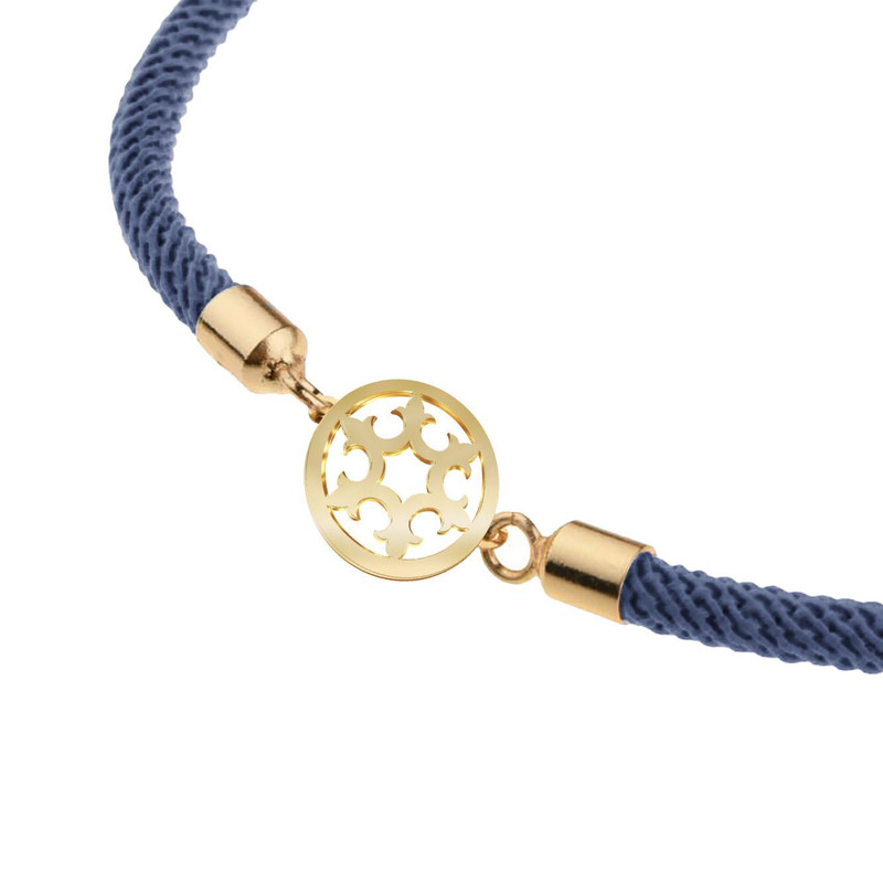 دستبند طلا 18 عیار زنانه مدوپد مدل اسلیمی کد D12-10427