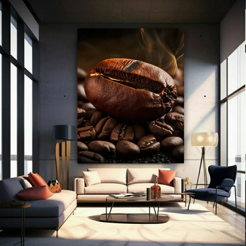 استیکر طرح دانه قهوه کد BK1158