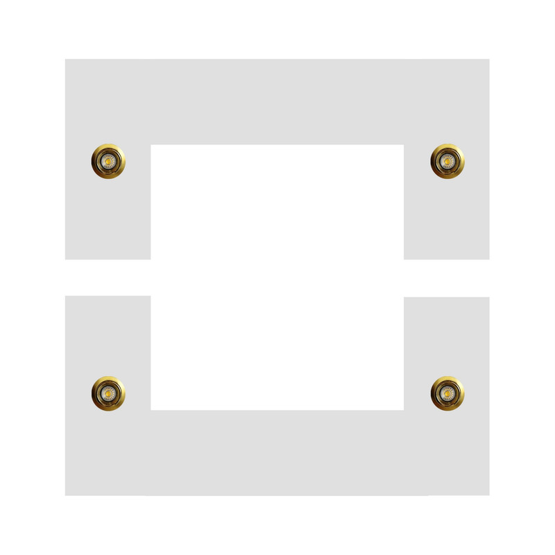 کناف پیش ساخته طرح U مدل gk-15 مجموعه دو عددی