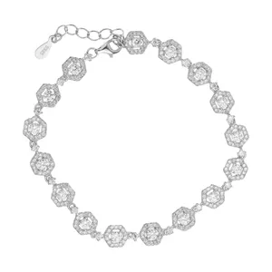 دستبند نقره زنانه گالری رویتال کد 7-0103