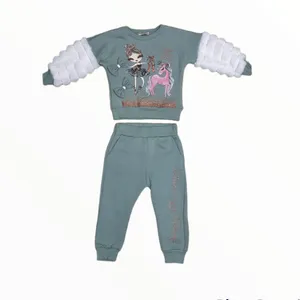 ست سویشرت و شلوار دخترانه مدل 541