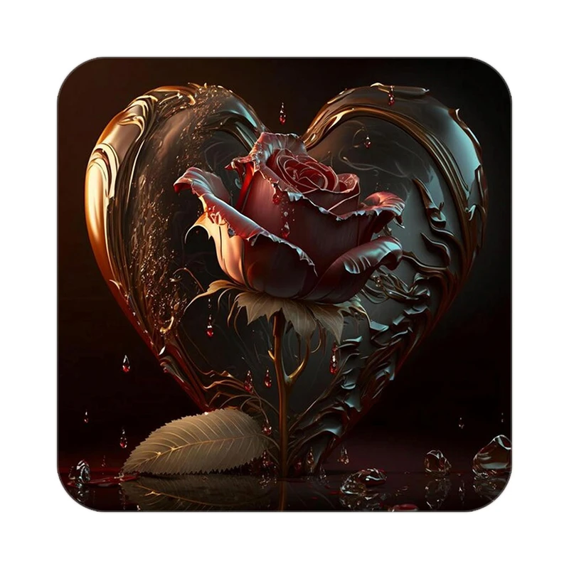 زیر لیوانی کاکتی مدل عاشقانه کد mp10378