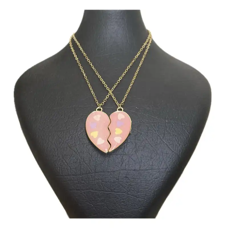 گردنبند مدل قلب آهنربایی مجموعه 2 عددی