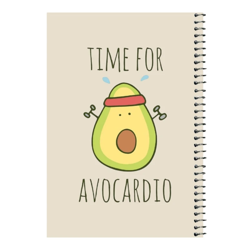 دفتر مشق 80 برگ اس جی طرح آووکادو