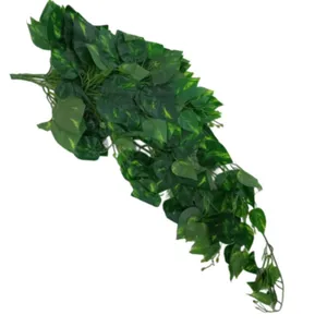 گل مصنوعی مدل آویز برگ پتوس چرمی کد PAL-4350