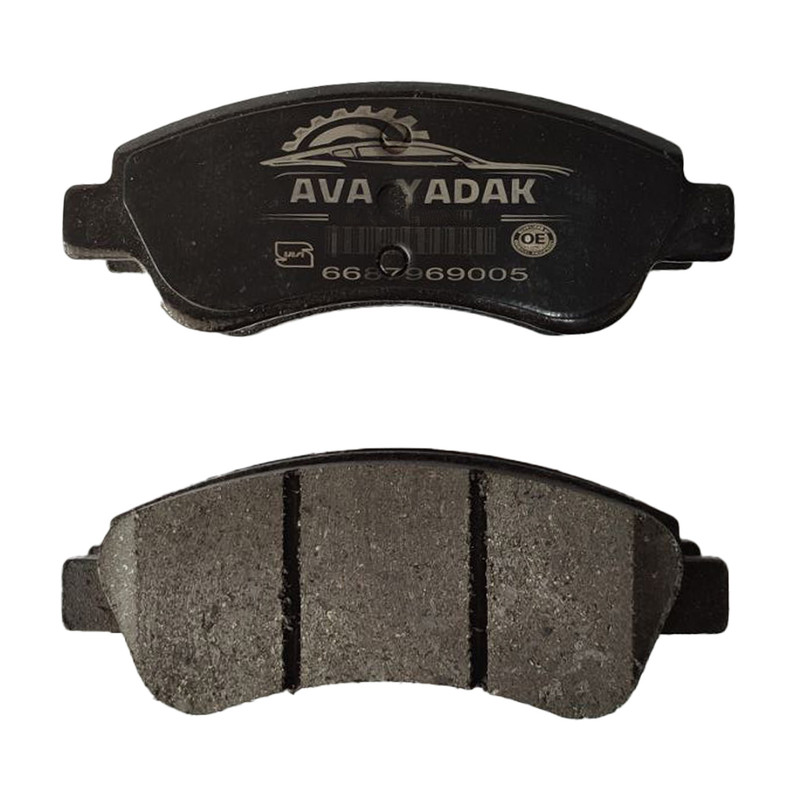 لنت ترمز جلو دیسکی آوا یدک کد 1100253 مناسب برای پژو 206 تیپ پنج