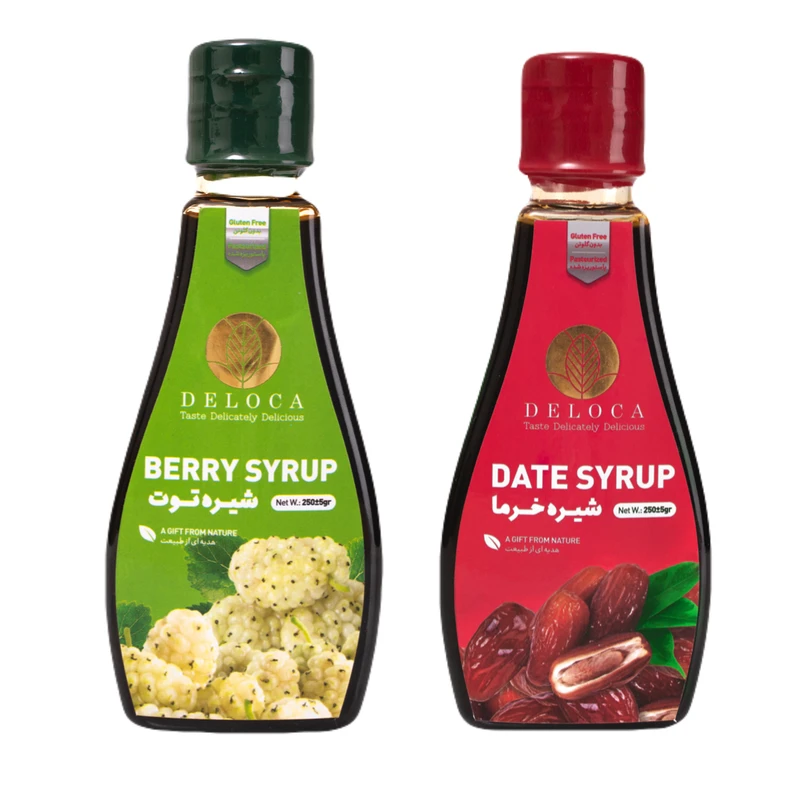 شیره توت و خرما دلوکا - 250 گرم بسته 2 عددی