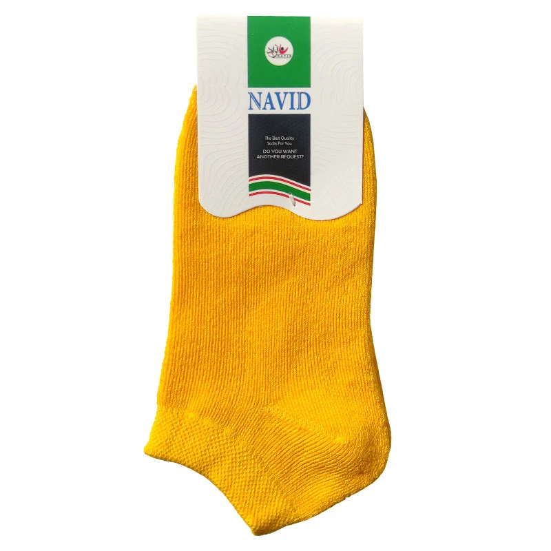 جوراب ساق کوتاه زنانه مدل حوله ای کد JMHNANR.1