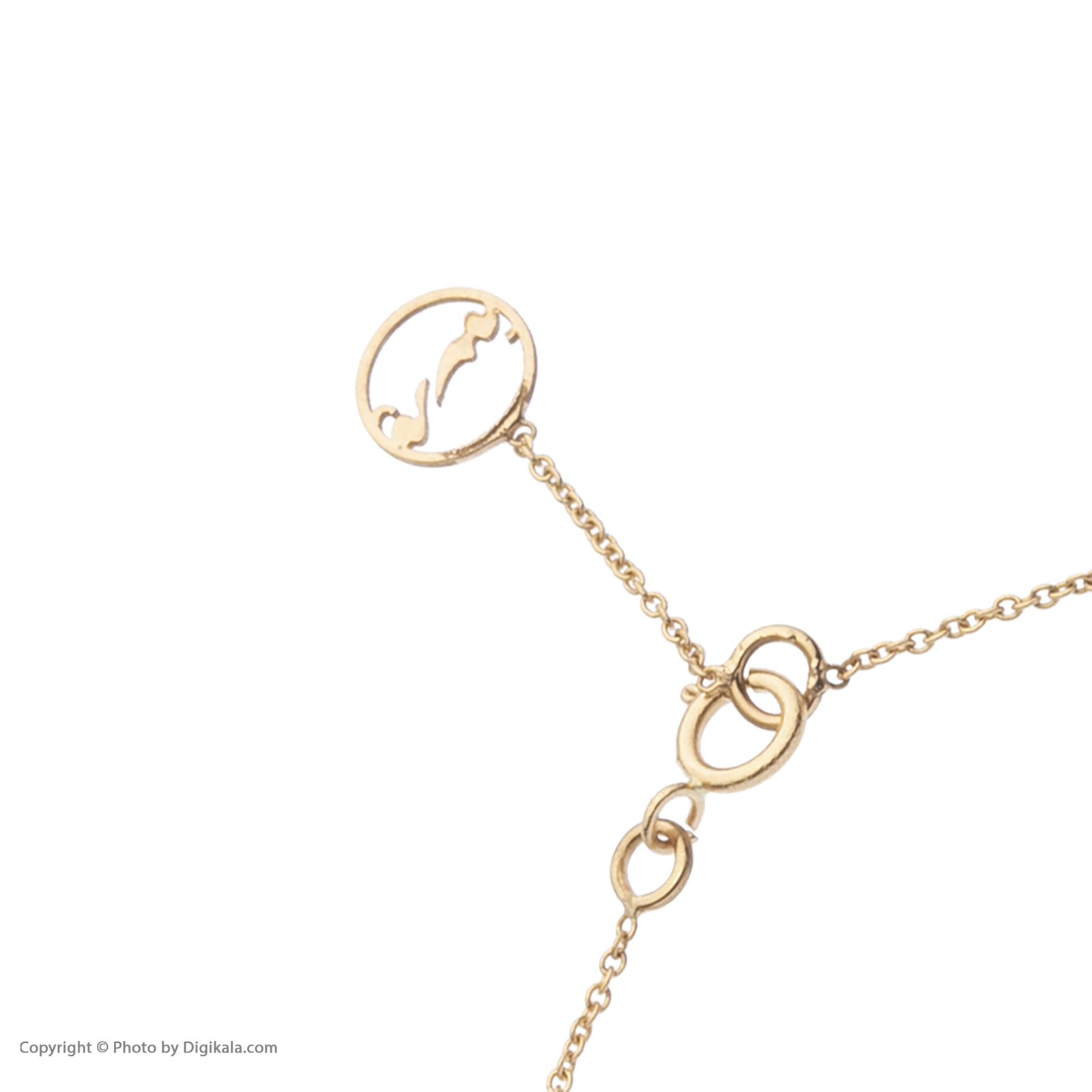دستبند طلا 18 عیار زنانه پرسته مدل wbc25 -  - 2