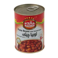کنسرو لوبیا چیتی با سس گوجه فرنگی مائده - 380 گرم