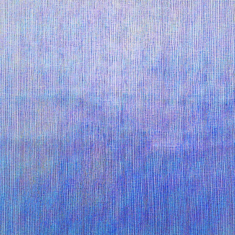 پارچه پرده عرض 3 متر مدل تور سیم دوزی شاین رنگ آبی