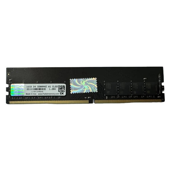 رم دسکتاپ DDR4 تک کاناله 3200 مگاهرتز CL22 فدک مدل A1 ظرفیت 16 گیگابایت