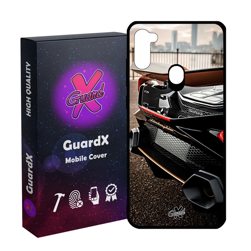 کاور گارد ایکس طرح لامبورگینی مدل Glass10492 مناسب برای گوشی موبایل سامسونگ Galaxy A11/M11