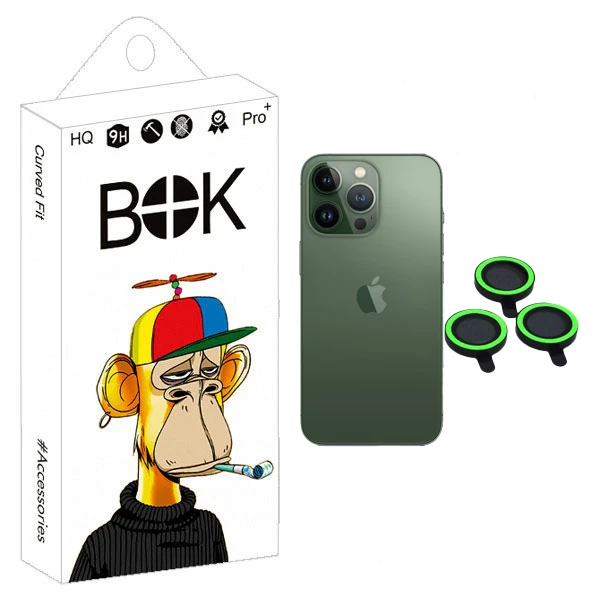 محافظ لنز دوربین بوک مدل Lighting Lens مناسب برای گوشی موبایل اپل iPhone 13 Pro / 13 Pro Max