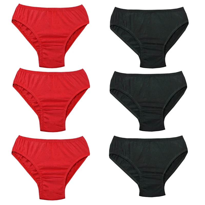 شورتکس زنانه مدل کلاسیک کد 00S6 مجموعه 6 عددی