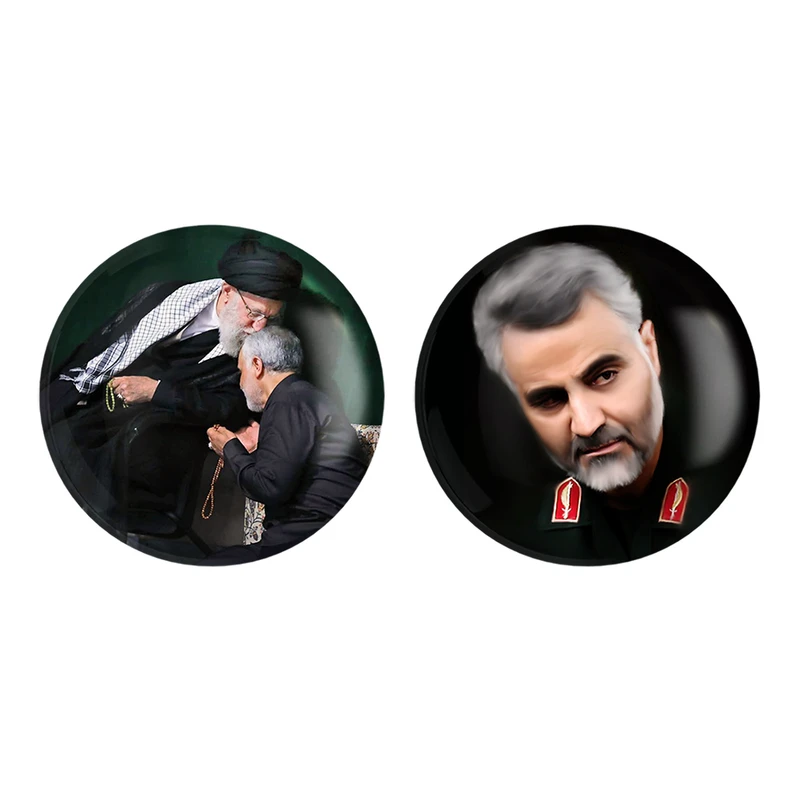مگنت خندالو طرح سردار سلیمانی کد 26092619 مجموعه 2 عددی