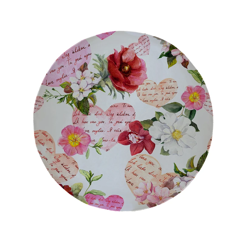 پادری مدل دایره طرح گل کد 6236 سایز 90 × 90 سانتی متر