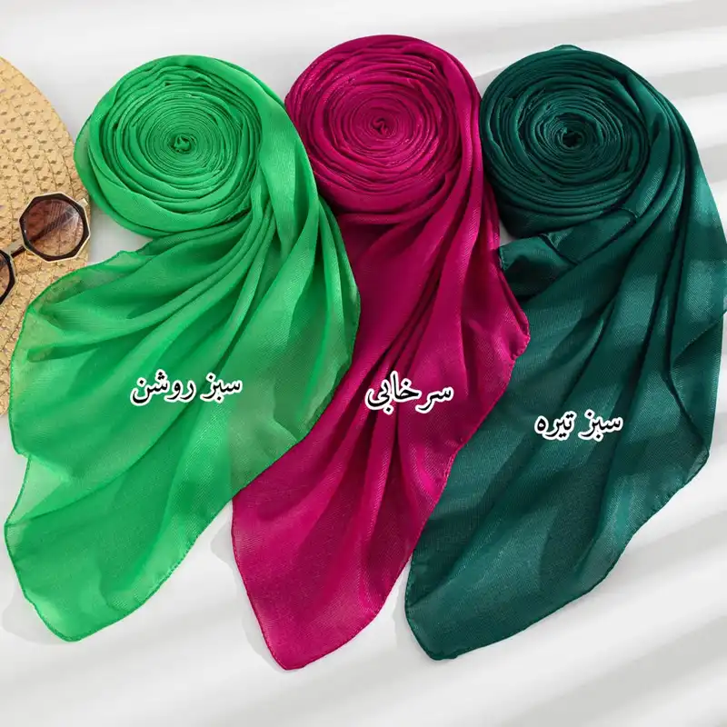 روسری زنانه مدل دنیز شاین ساده