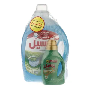 مايع لباسشويي پرسيل مدل یونیورسال وزن 2700 گرم به همراه ژل لباسشویی پرسيل مدل پريميوم حجم 300 میلی لیتر