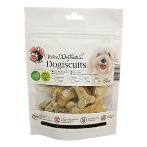 غذای تشویقی سگ هاپومیل مدل Dogiscuits_60 وزن ۶۰ گرم