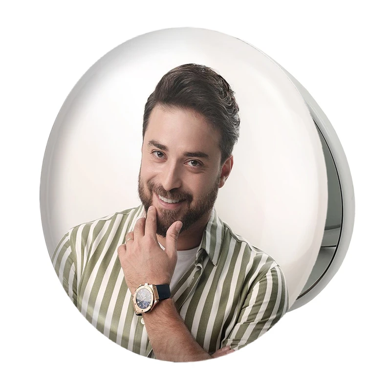 آینه جیبی خندالو طرح بابک جهانبخش مدل تاشو کد 6366 