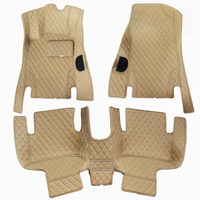 کفپوش5بعدی خودرو مدل چرم گلدوزی مناسب برای کپچر