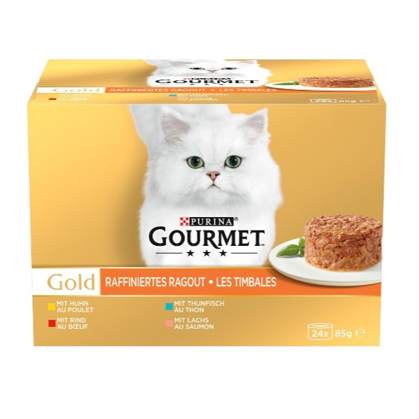 کنسرو گورمت گربه مدل مولتی پک وزن 2040 گرم