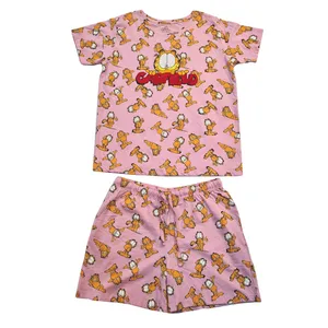 ست تی شرت و شلوارک زنانه مدل گارفیلد