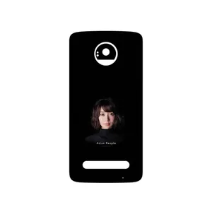 MAHOOT Portrait of an Asian Woman Cover Sticker for Motorola Moto Z2 Play