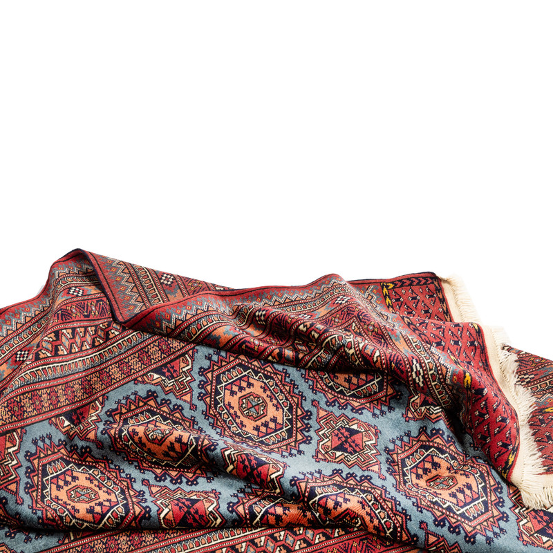 فرش دستبافت سه و نیم متری مدل ترکمن  کد  40.2600