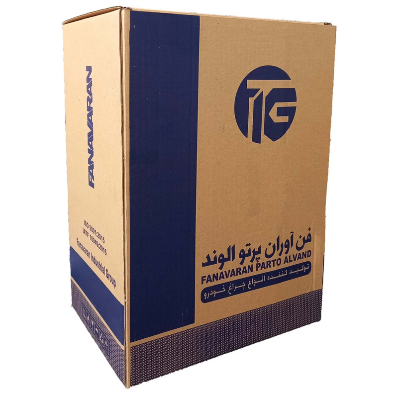 چراغ جلو چپ خودرو فن آوران پرتو الوند مدل YM110 مناسب برای پژو پارس