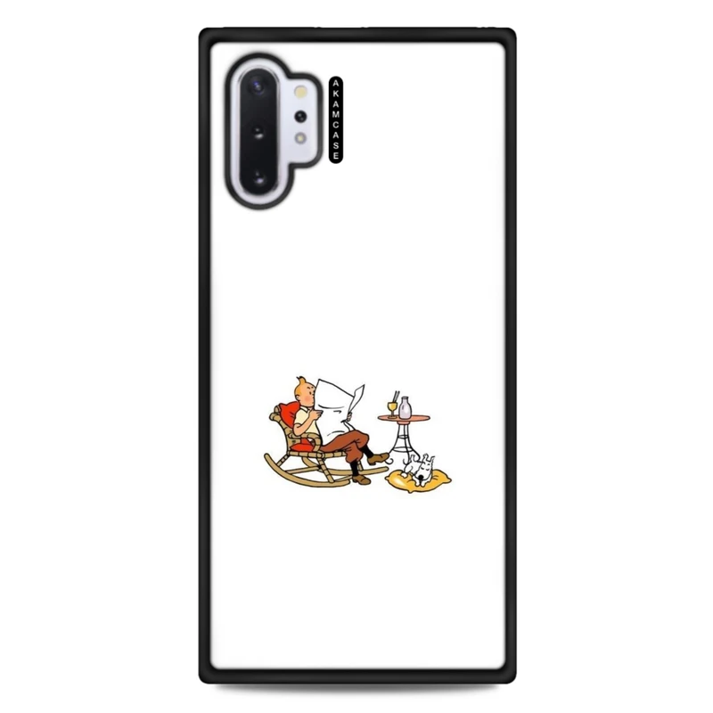 کاور آکام مدل AMC-WSGN10P-TINTIN-8 مناسب برای گوشی موبایل سامسونگ Galaxy Note 10 Plus