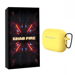 کاور قاب فایر مدل سیلیکون مناسب برای کیس اپل  ایرپاد 3 به همراه گیره