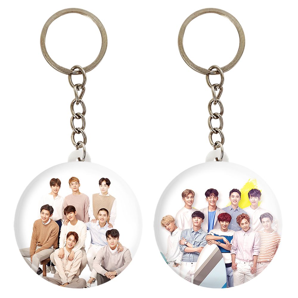 جاکلیدی خندالو مدل گروه اکسو EXO کد 1366413668 مجموعه 2 عددی