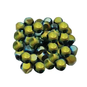 مهره دستبند مدل سنگ تراش کامپیوتری کد MOKMT03 بسته 30 عددی