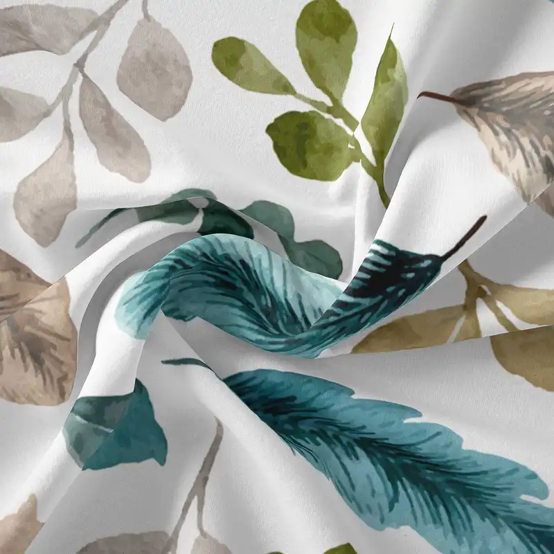 پارچه ملحفه پارچه باما مدل مخمل طرح گلبرگ  5011662