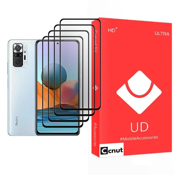 محافظ صفحه نمایش کوکونات مدل UD Ultra MIX004 مناسب برای گوشی موبایل شیائومی Redmi Note 10 Pro بسته چهار عددی