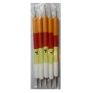 قلم طراحی ناخن دالاس کد 001 بسته  ۵ عددی